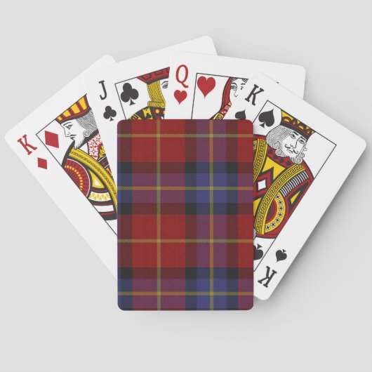 Tartanpatroon Speelkaarten (Achterkant)
