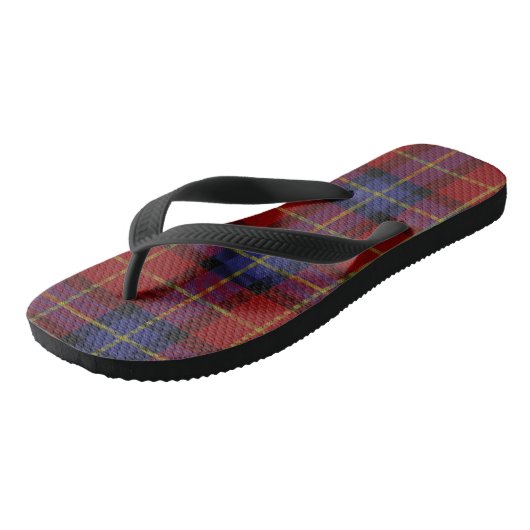 Tartanpatroon Teenslippers (Schuin)