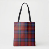 Tartanpatroon Tote Bag (Voorkant)