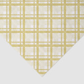 Tartanpatroon van strepen en vierkantjes tissuepapier (Detail)