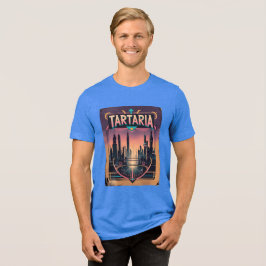 Tartaria Conspiracy Mud Flood  Tri-Blend Shirt