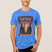 Tartaria Conspiracy Mud Flood  Tri-Blend Shirt (Voorkant)
