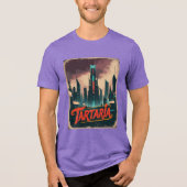 Tartaria Mud Flood Conspiracy  Tri-Blend Shirt (Voorkant)