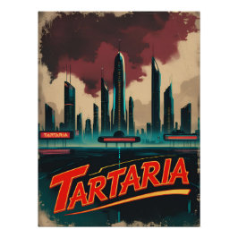 Tartaria Samenzweringstheorie Kaart Poster