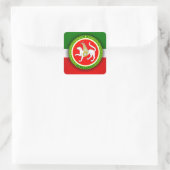 Tartarstan Vierkante Sticker (Tas)