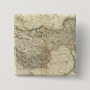 Tartary, Chinees & onafhankelijk Vierkante Button 5,1 Cm