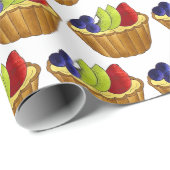 Tarte aux Fruits Fruit Tart Pie Cadeaupapier (Rol Hoek)