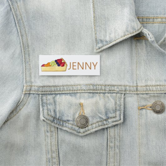 Tarte aux Fruits Fruit Tart Pie Naamplaatje (In situ)