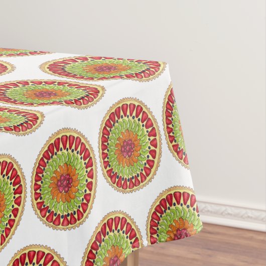 Tarte aux Fruits Fruit Tart Pie Tafelkleed (Voorbeeld)