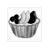 Tarte aux Fruits Tart French Pastry Chef Rubberstempel (Afrduk)