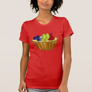 Tarte aux Fruits Tart French Pastry Chef T-shirt