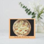 Tarte Bourdaloue, een Franse peer tart foto. Briefkaart (Staand voorkant)