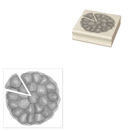 Tarte Tatin French Apple Fruit Tart Pie Pastry Rubberstempel (Gestempeld)