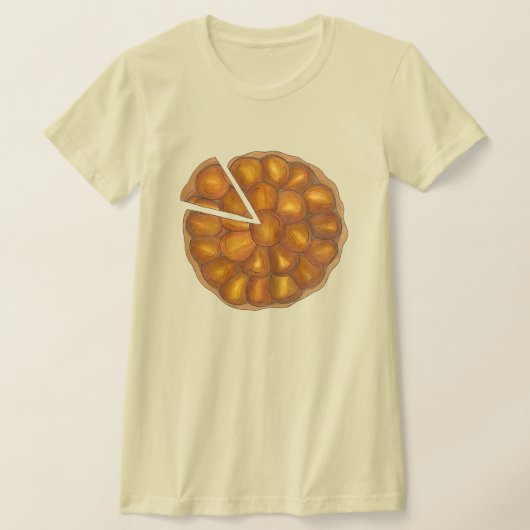 Tarte Tatin French Apple Fruit Tart Pie Pastry T-shirt (Laagn)