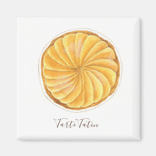 Tarte Tatin waterverf Magneet