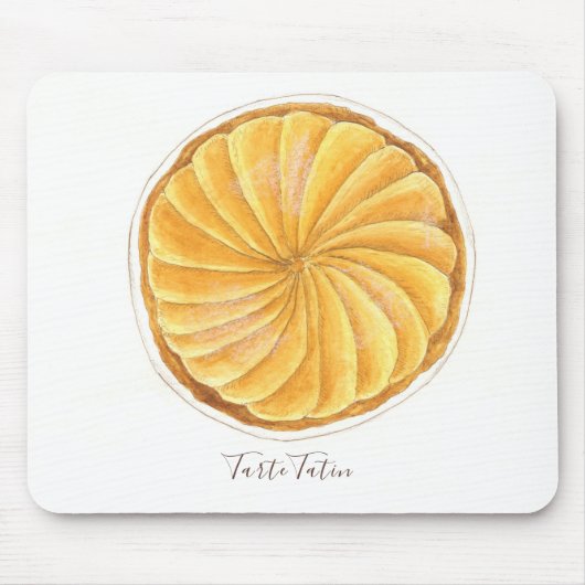Tarte Tatin waterverf Muismat (Voorkant)