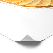 Tarte Tatin waterverf Poster (Hoek)