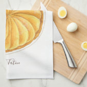 Tarte Tatin waterverf Theedoek (Quarter Fold)