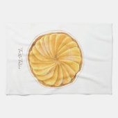 Tarte Tatin waterverf Theedoek (Horizontaal)