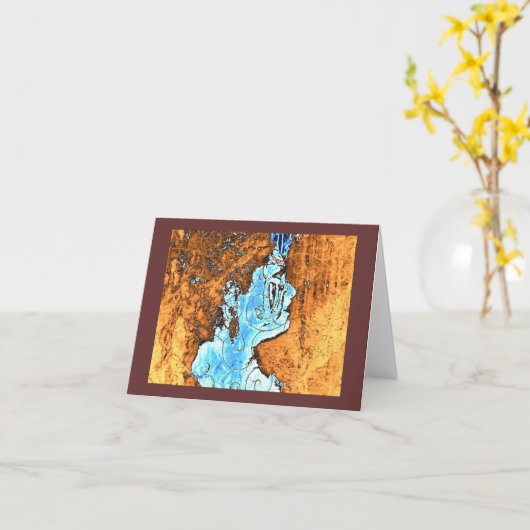 Tartende Apollo; Notecard Kaart (Gele Bloem)