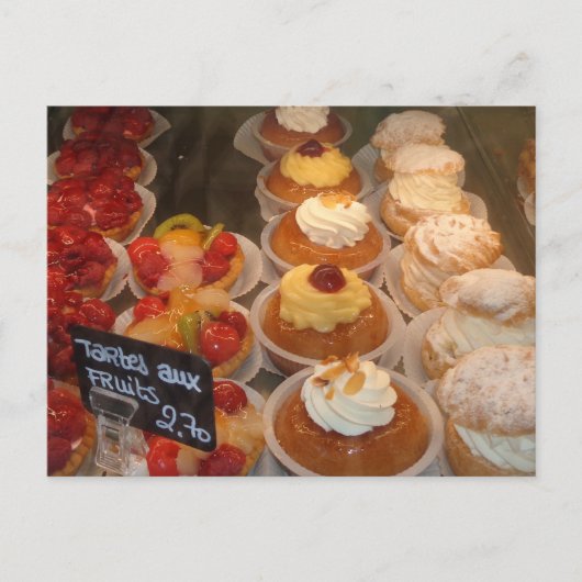 Tartes aux fruts - Franse banketbakkersindustrie Briefkaart (Voorkant)