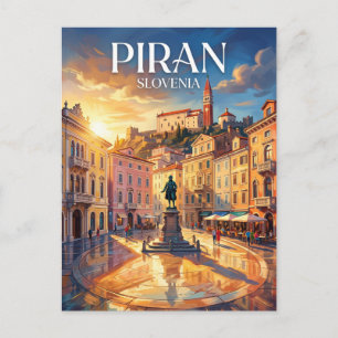 Tartini-plein Slovenië Briefkaart