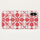 Tartlau rood Case-Mate iPhone case (Achterkant (horizontaal))
