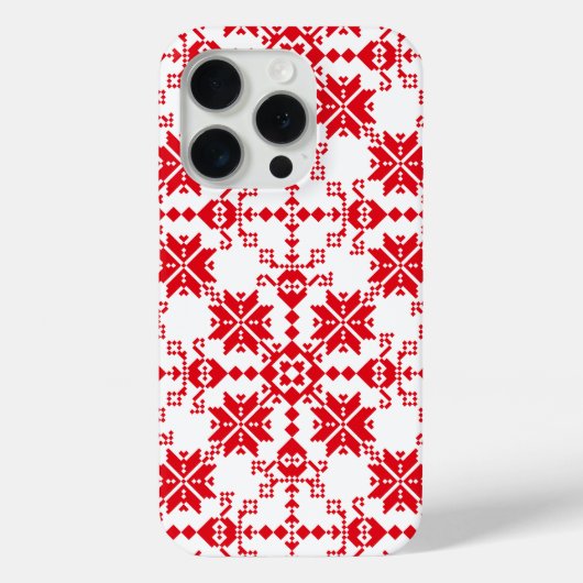 Tartlau rood geel Case-Mate iPhone case (Achterkant)
