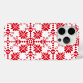 Tartlau rood geel Case-Mate iPhone case (Achterkant (horizontaal))