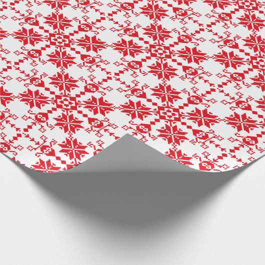 Tartlau Rot Cadeaupapier (Hoek)