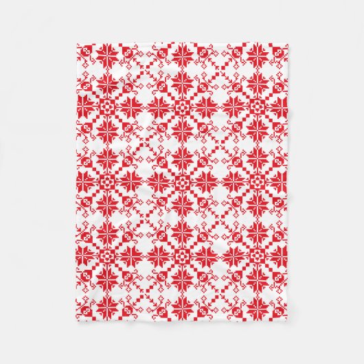 Tartlau Rot Fleece Deken (Voorkant)