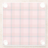 Tartontwerp Glazen Onderzetter (Achterkant)