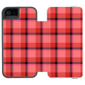 Tartontwerp Incipio iPhone Portemonnee Hoesje (Agenda Open)