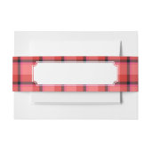 Tartontwerp Uitnodigingen Wikkel (Voorkant Voorbeeld)