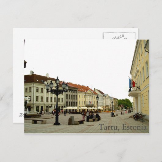 Tartu, Estland Briefkaart (Voorkant / Achterkant)