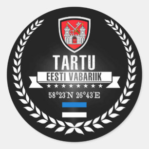 Tartu Ronde Sticker