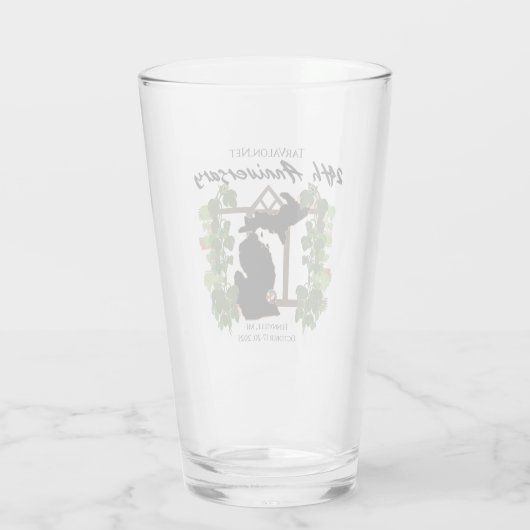 TarValon.Net 24e Jubileum Party Pint Glass Glas (Achterkant)