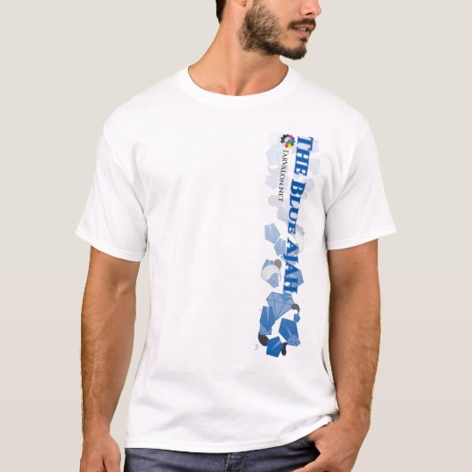 TarValon.Net Blue Scattered Pennants T-shirt (Voorkant)