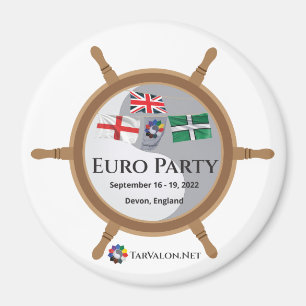 TarValon.Net Euro Party '22 Magnet
