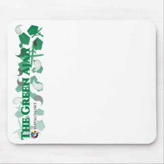 TarValon.Net Green Scattered Pennants Mousepad Muismat