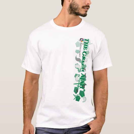 TarValon.Net Green Scattered Pennants T-shirt (Voorkant)