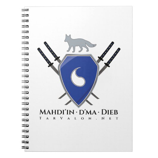 TarValon.Net MDD Spiral Notitieboek (Voorkant)