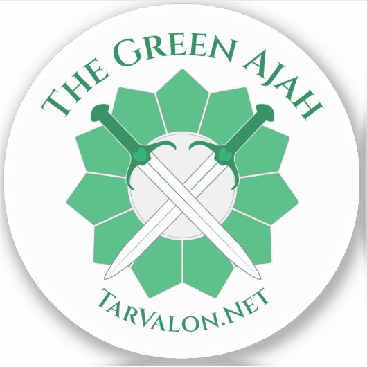 TarValon.Net Vereenvoudigde Groene Sticker van Vin (Voorkant)
