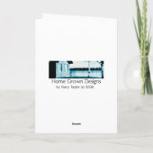 Tarwe 2 feestdagen kaart (Achterkant)