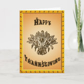 Tarwe 2 feestdagen kaart (Voorkant)