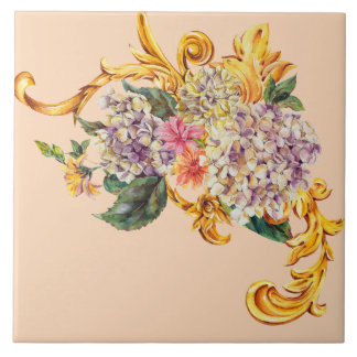 Tarwe, bloemenboeket keramische Tegel Tegeltje