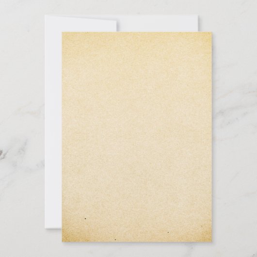 Tarwe Bruiloft Uitnodigingen in Rustieke Stijl (Achterkant)