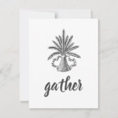 Tarwe bundel notitiekaartje (Voorkant)