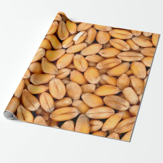 Tarwe graan cadeaupapier (Uitgerold)