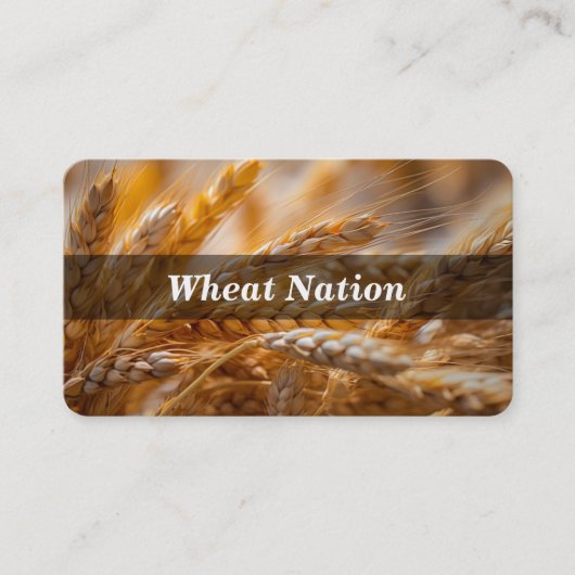 Tarwe / Graan / Granen Visitekaartje (Voorkant)